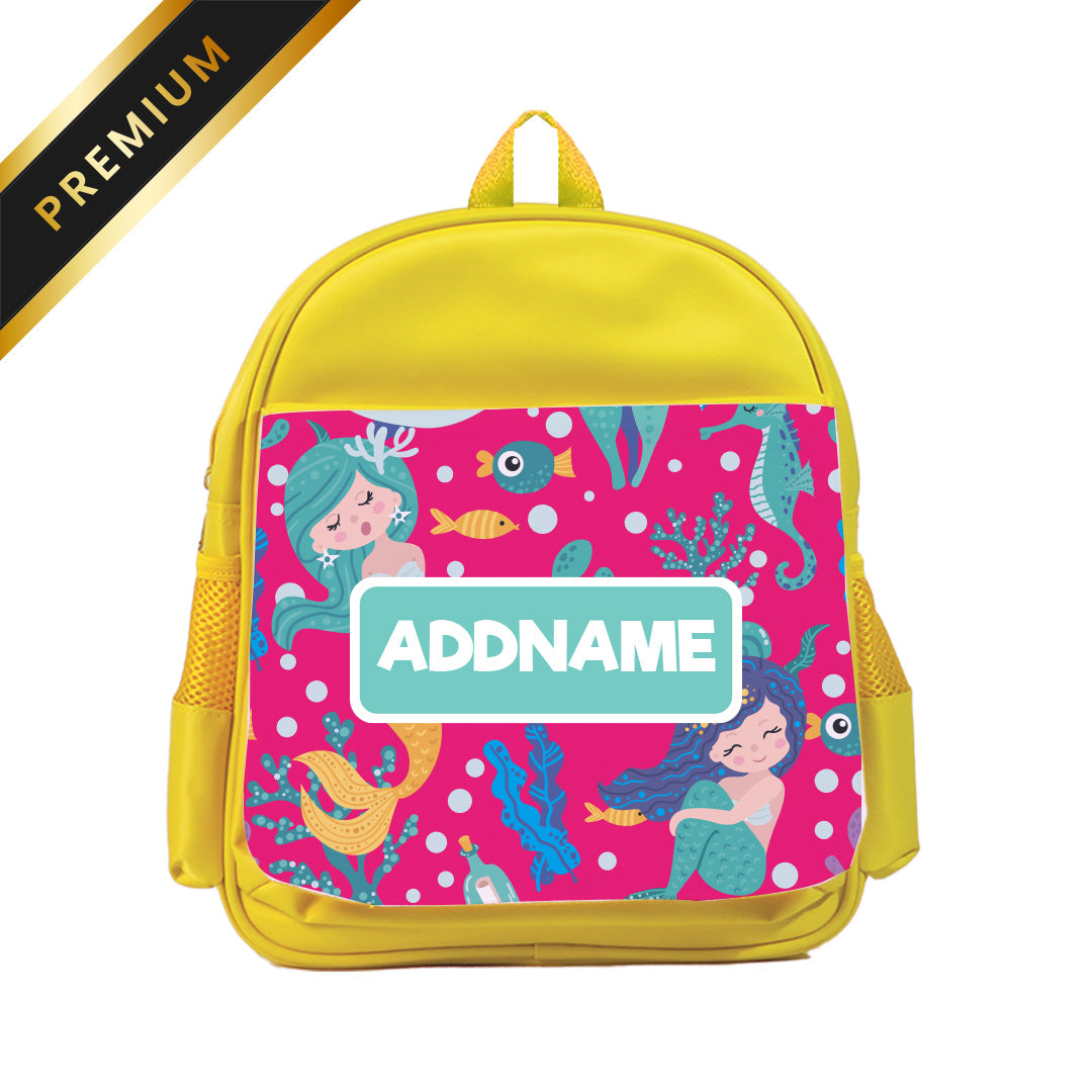 Pop Mermaid Yellow Premium Kiddies Bag