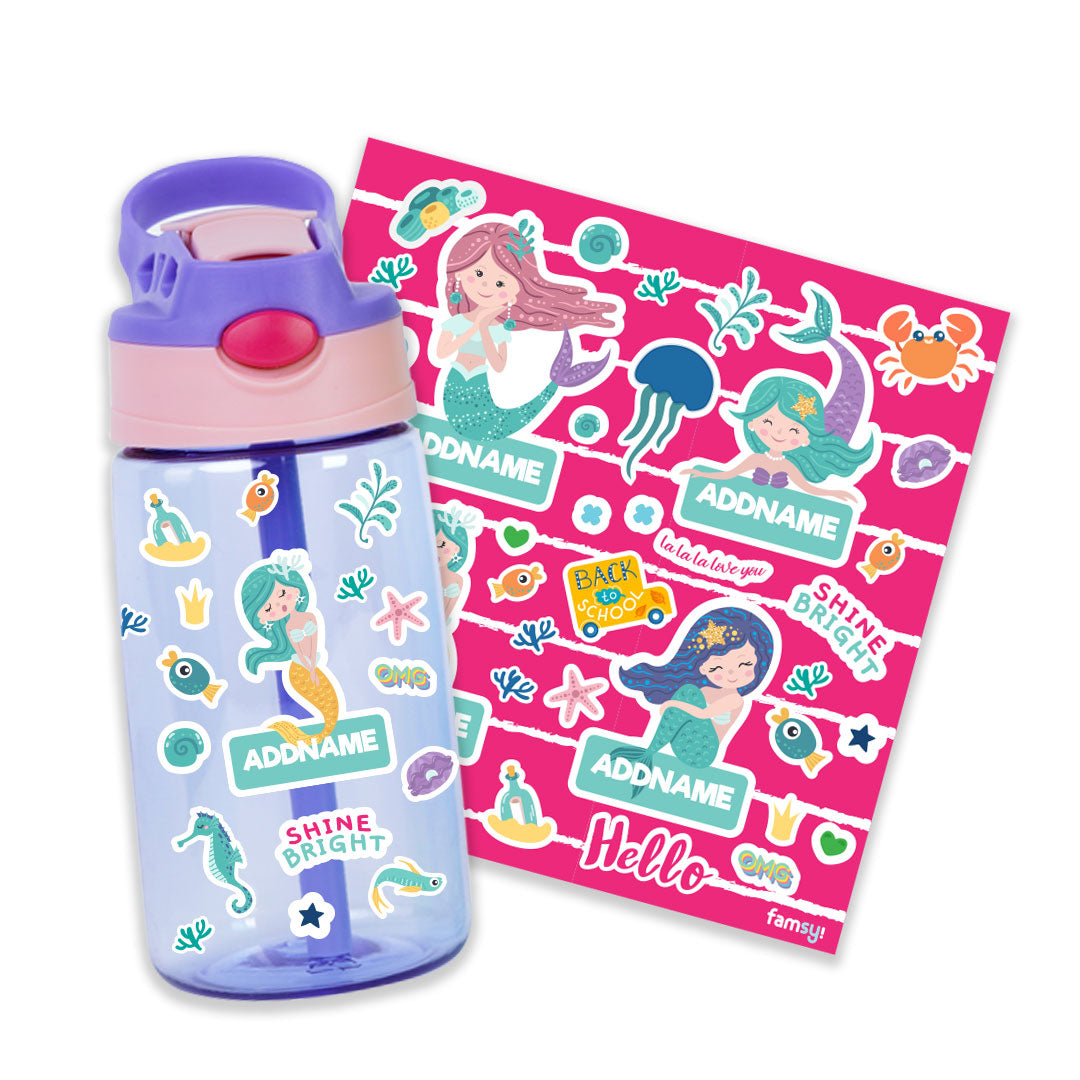 Pop Mermaid Purple Kiddies Bottle