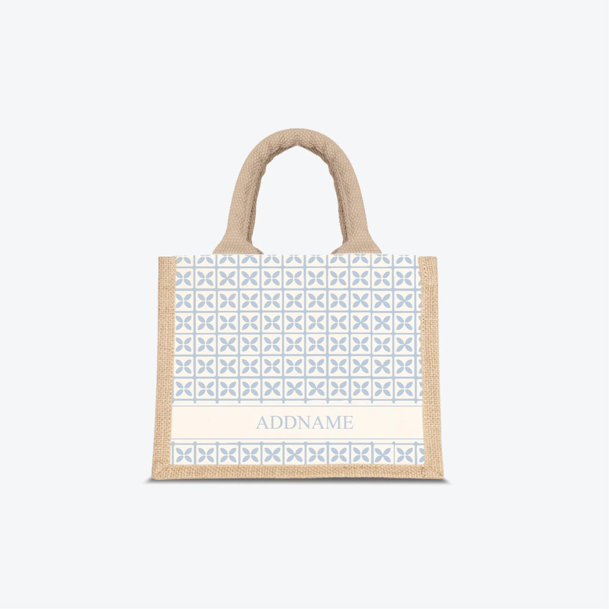 Kedah Rumaysa Jute Bag - Light Blue