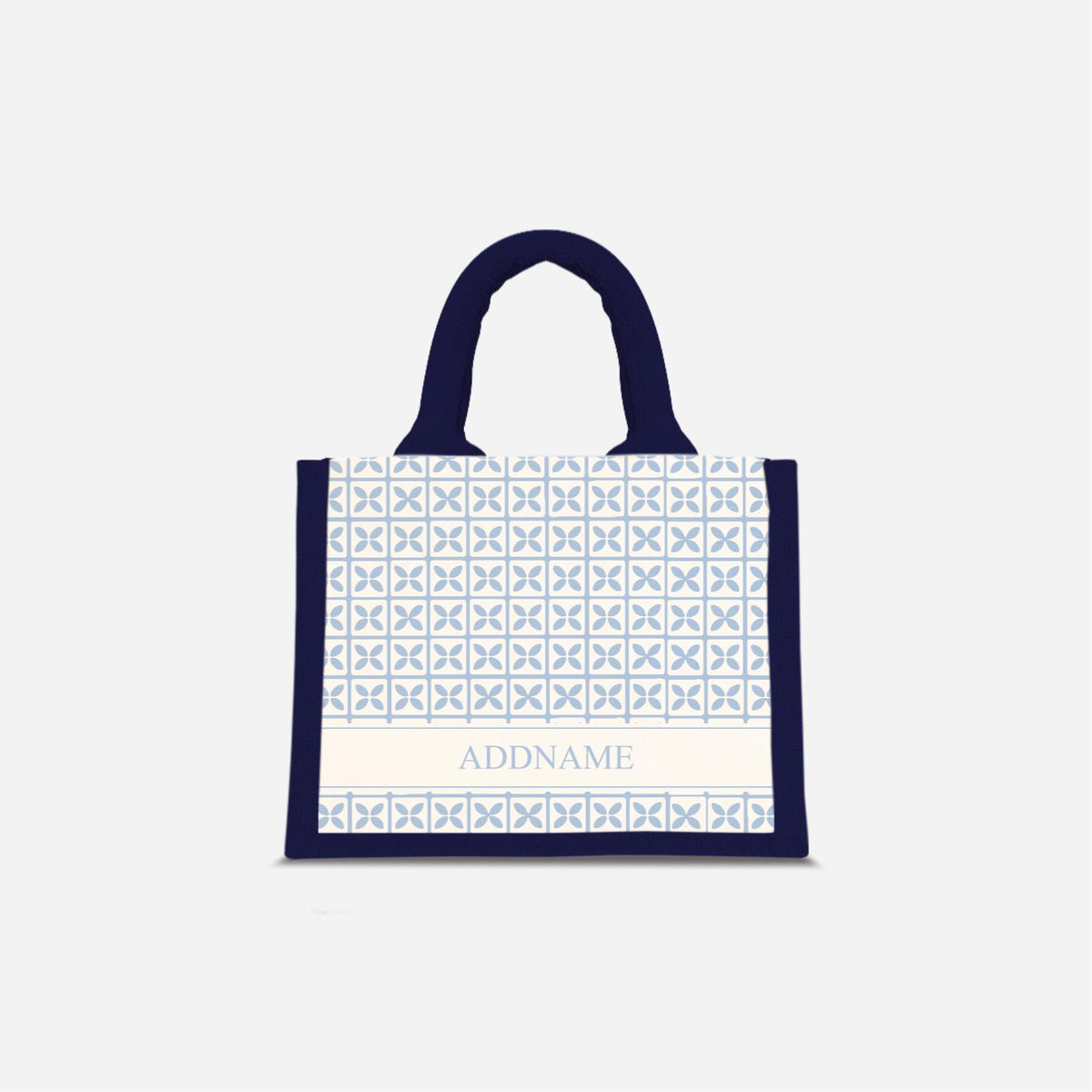 Kedah Rumaysa Jute Bag - Light Blue