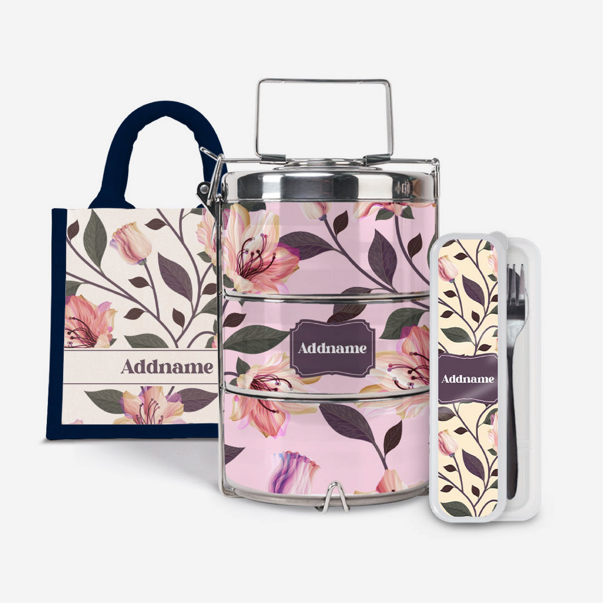 Classic Kesuma Series - Set Kasih Romantic Pink