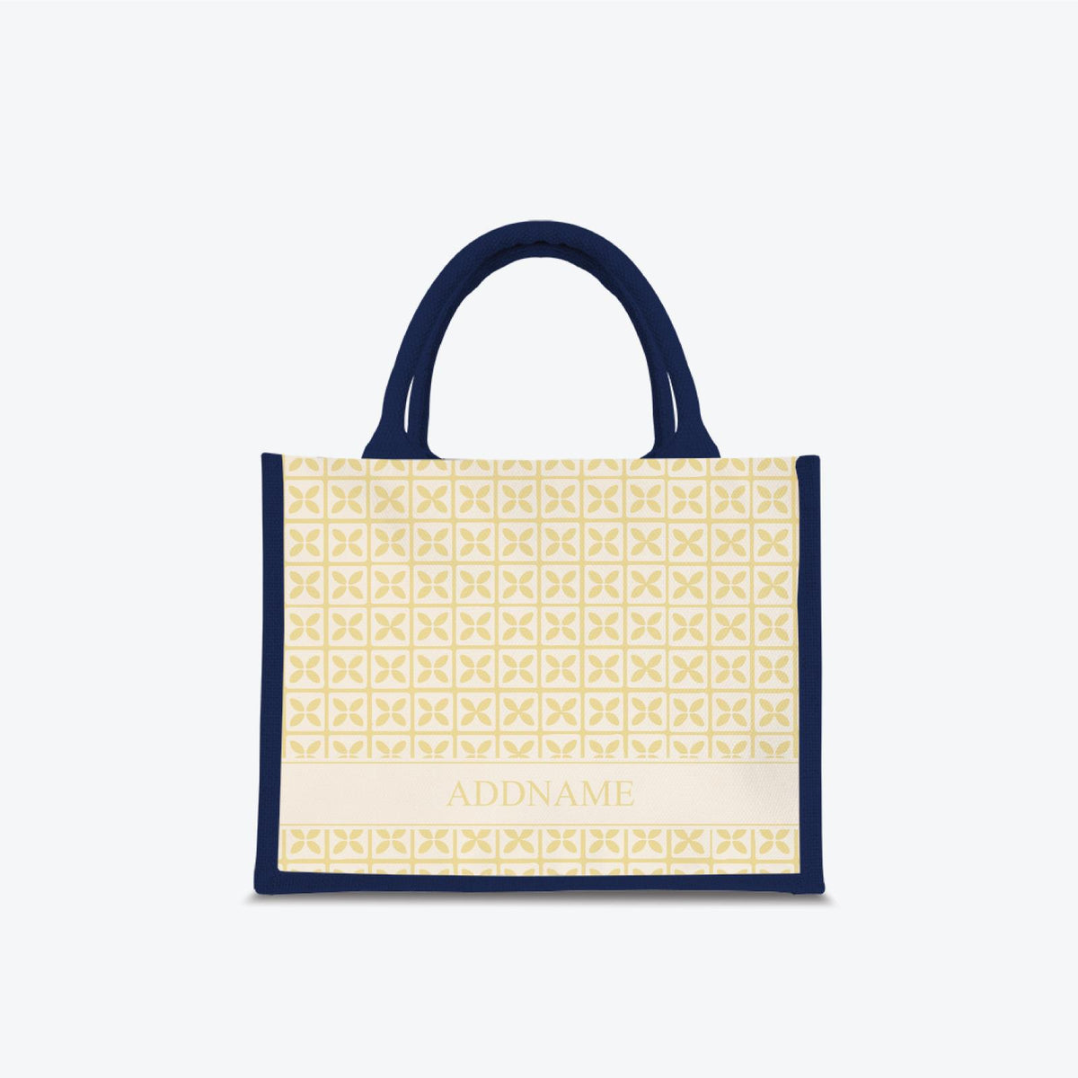 Kedah Rumaysa Jute Bag - Yellow