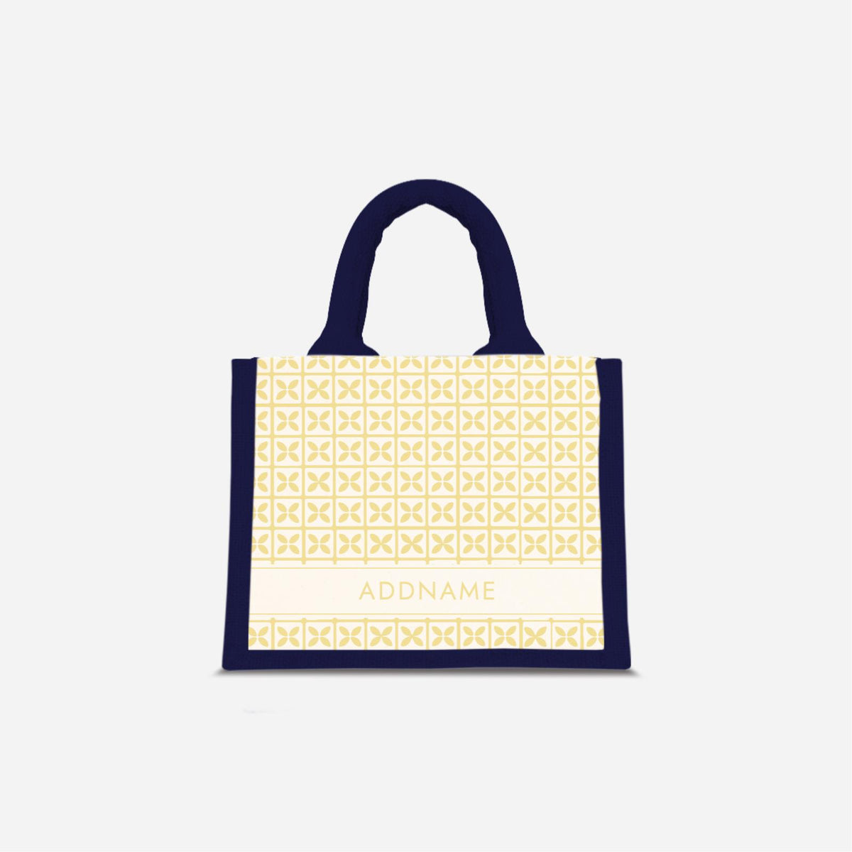 Kedah Rumaysa Jute Bag - Yellow