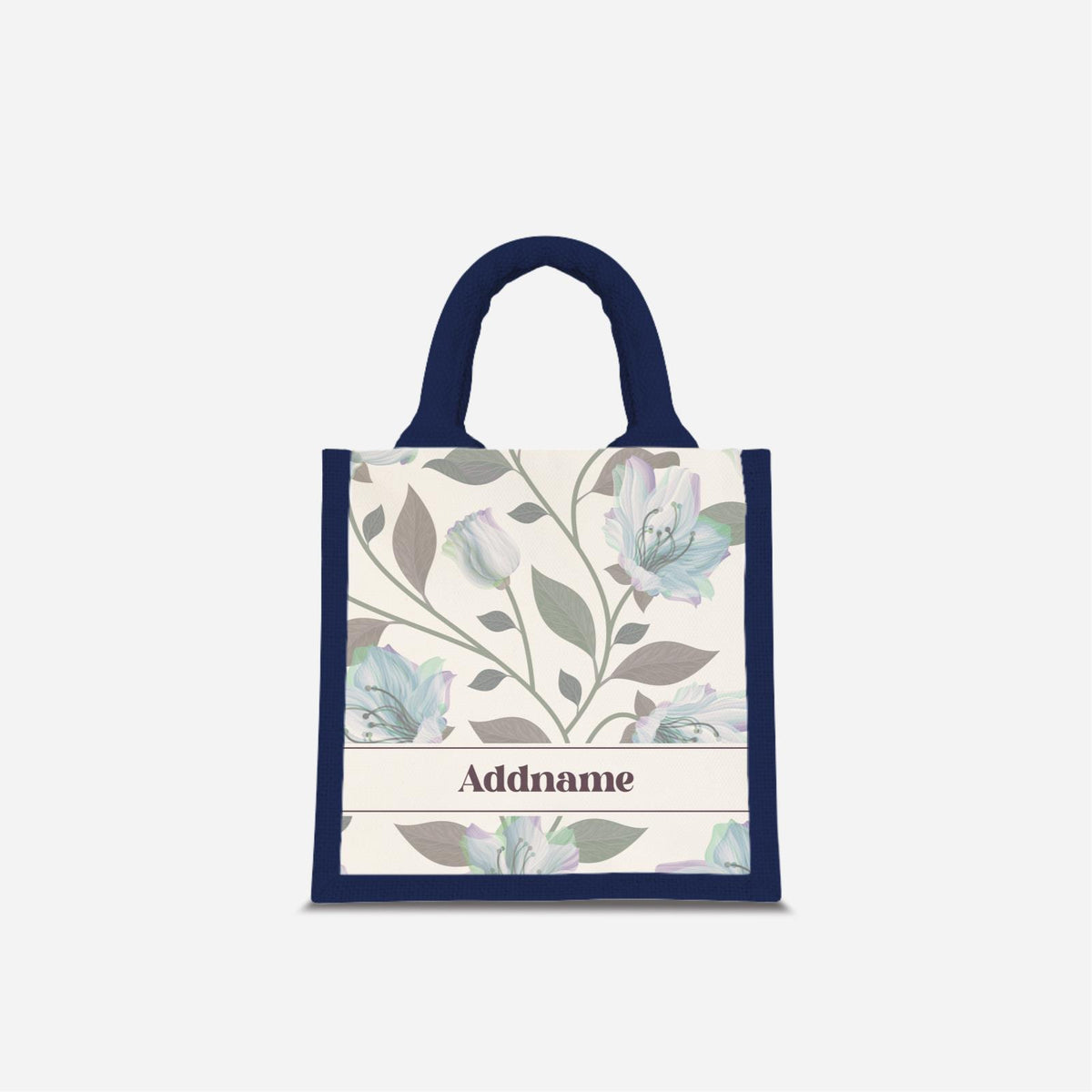 Classic Kesuma Jute Bag - Icy Blue