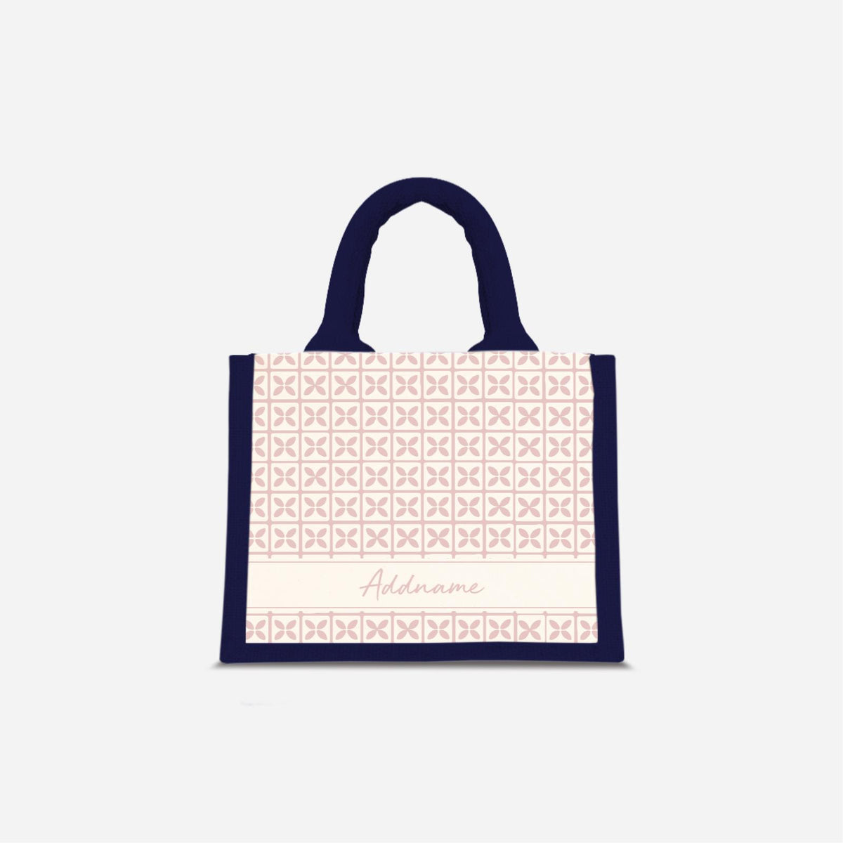 Kedah Rumaysa Jute Bag - Light Pink