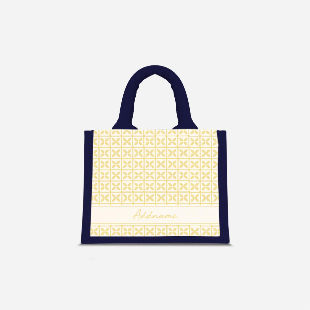 Kedah Rumaysa Jute Bag - Yellow