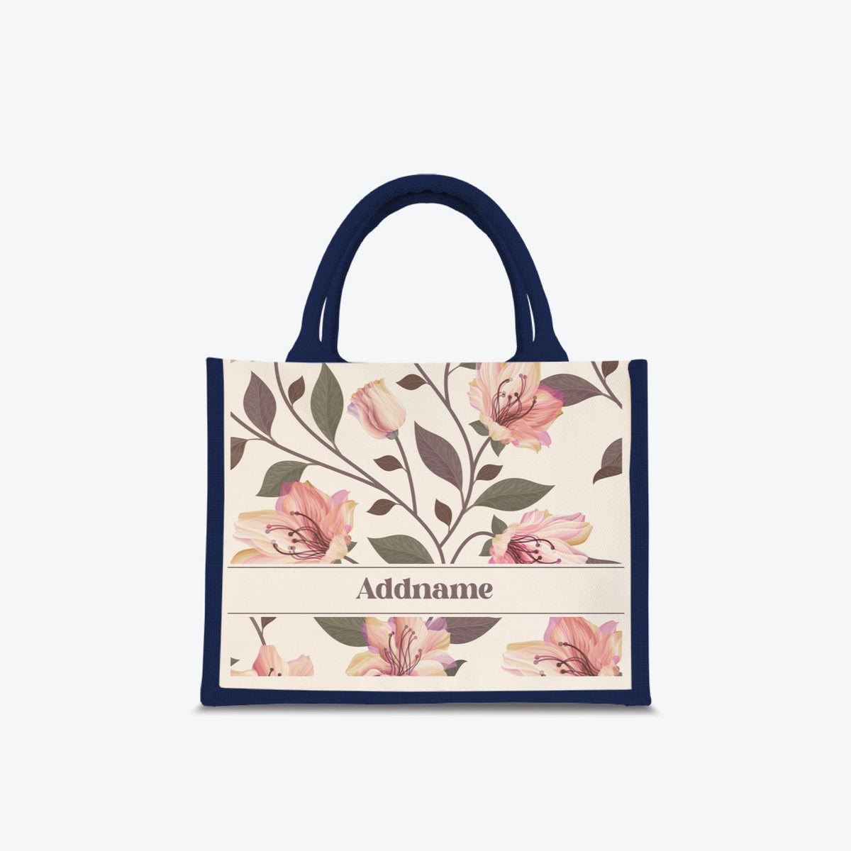 Classic Kesuma Jute Bag - Romantic Pink