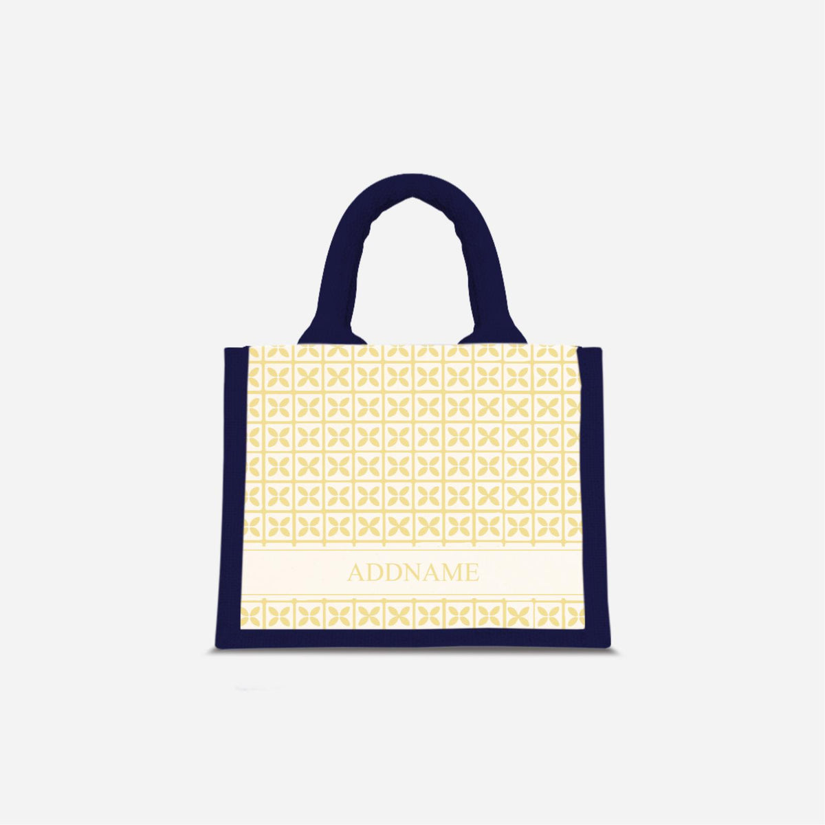 Kedah Rumaysa Jute Bag - Yellow