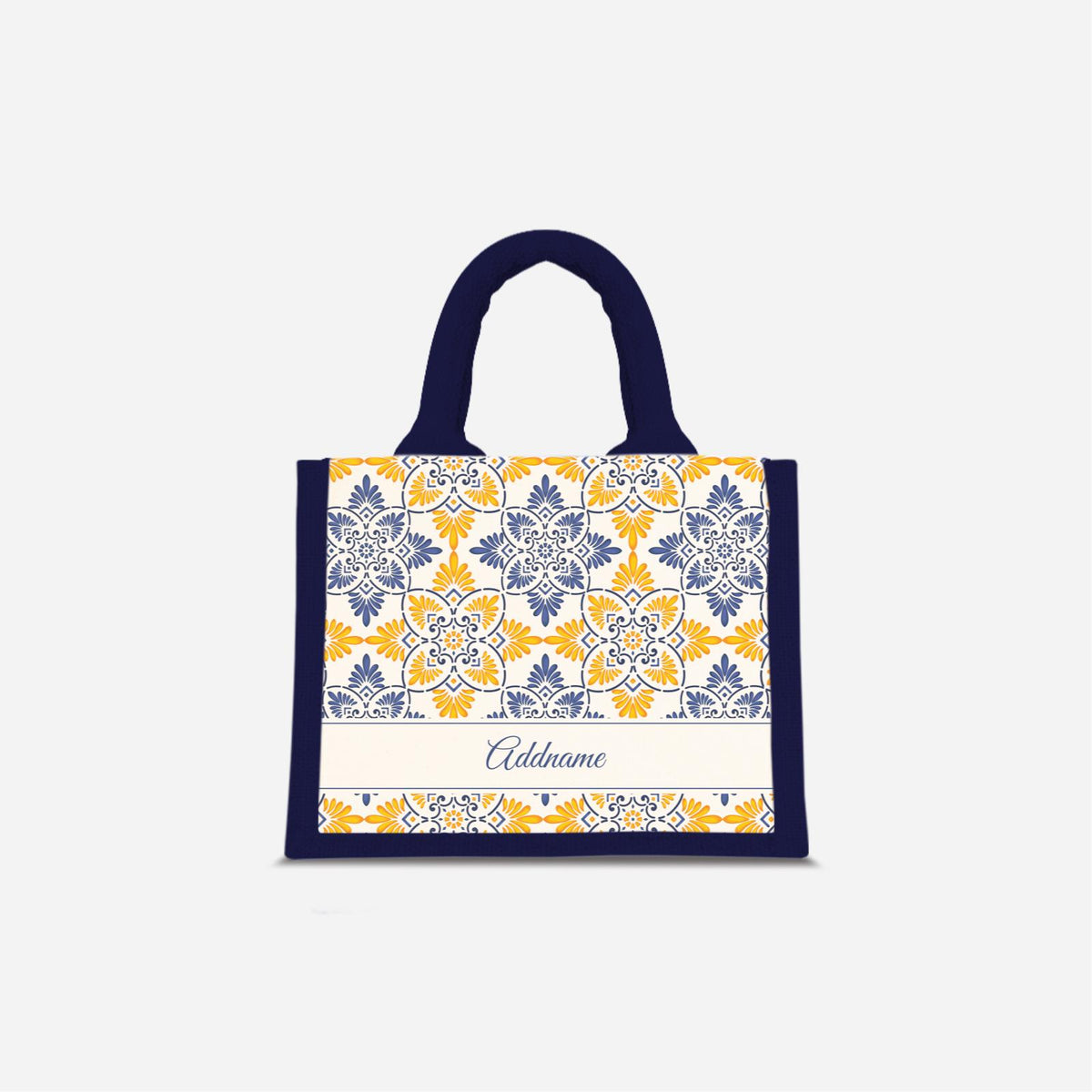 Moroccan Series - Butter Blue Jute Bags
