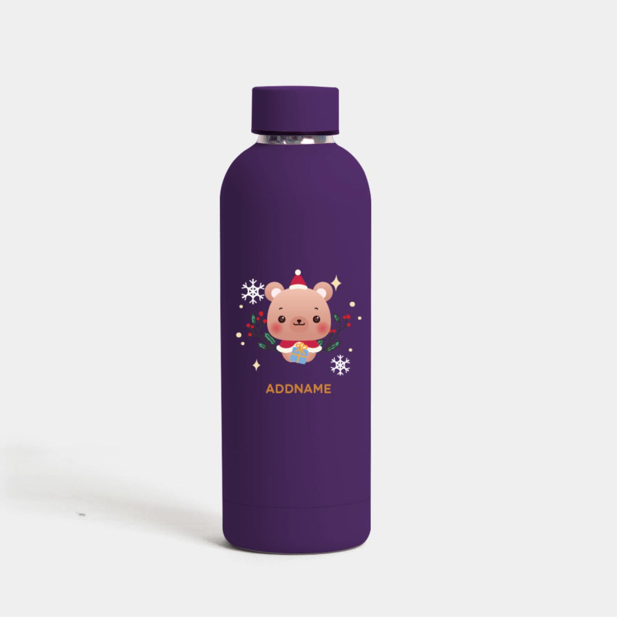 Christmas Cute Animal Series Mizu - Bear Purple