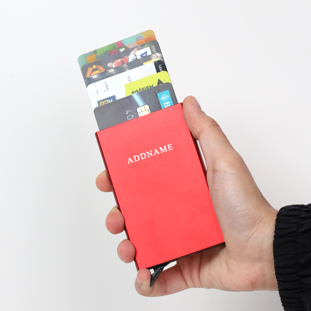 Pop-Up Card Holder - Red