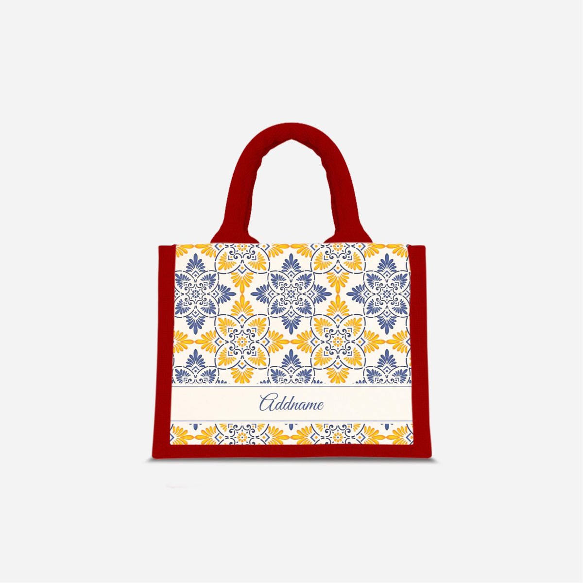 Moroccan Series - Butter Blue Jute Bags