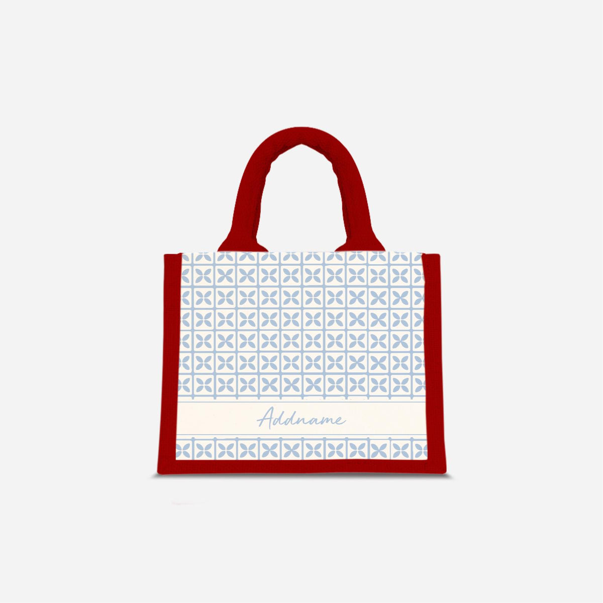 Kedah Rumaysa Jute Bag - Light Blue