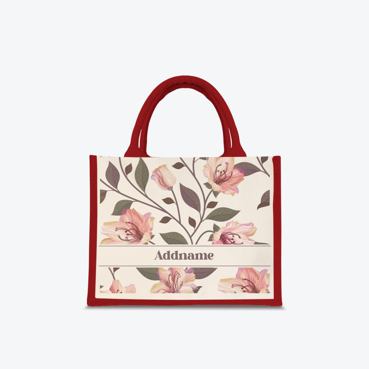 Classic Kesuma Jute Bag - Romantic Pink