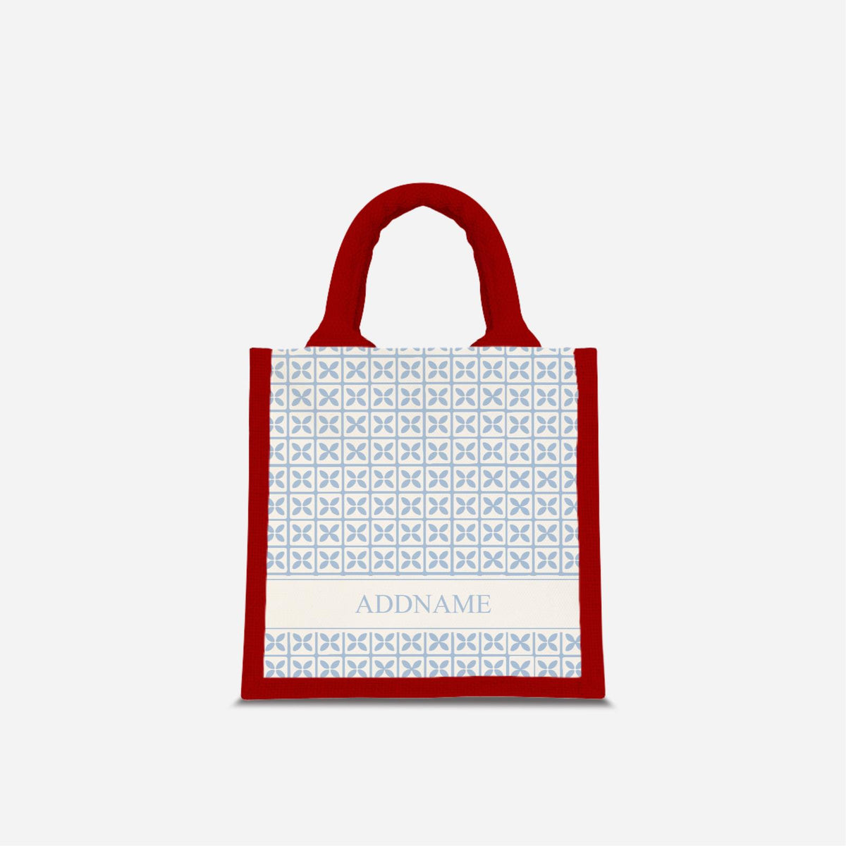 Kedah Rumaysa Jute Bag - Light Blue