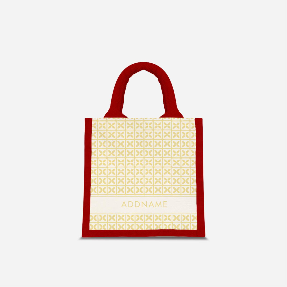 Kedah Rumaysa Jute Bag - Yellow