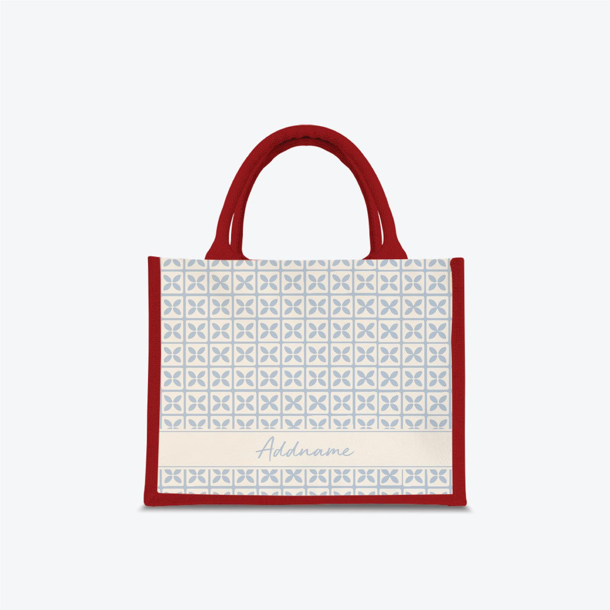 Kedah Rumaysa Jute Bag - Light Blue