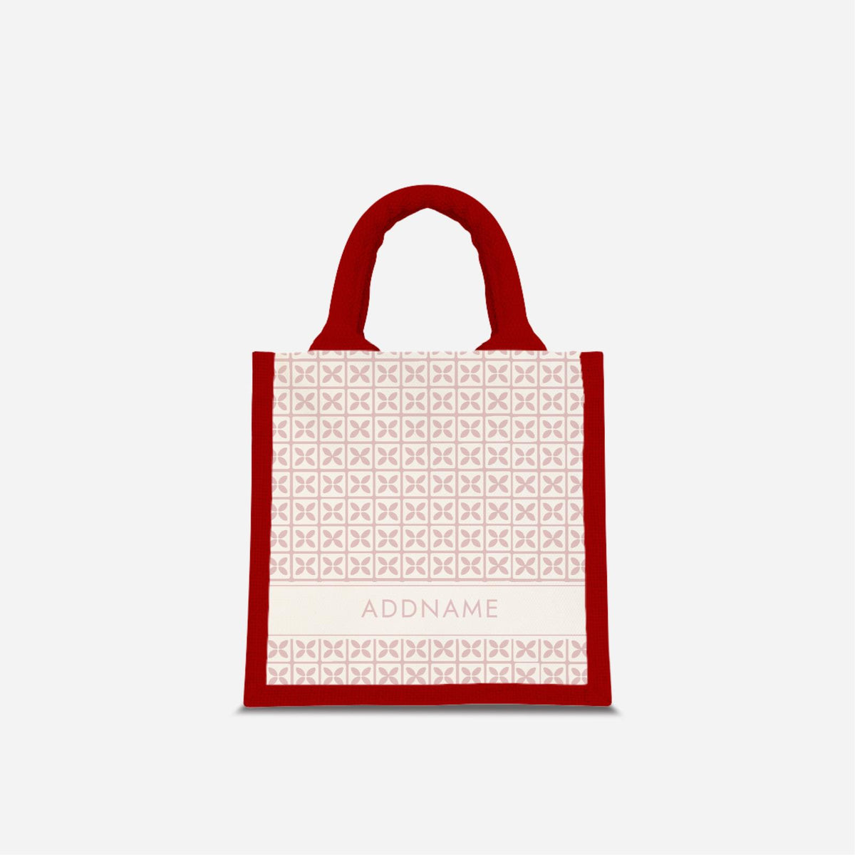 Kedah Rumaysa Jute Bag - Light Pink