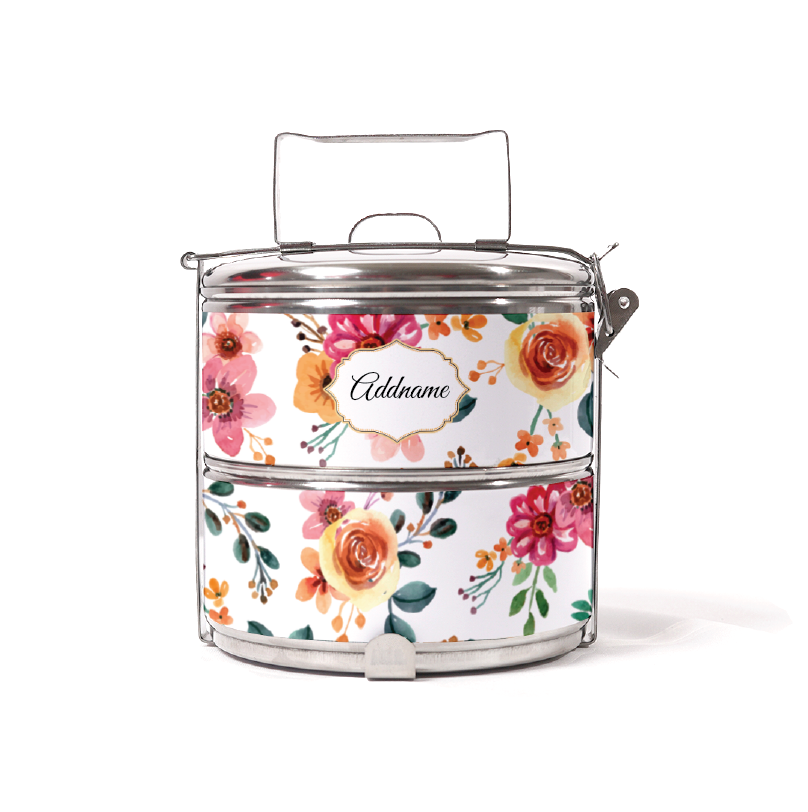 Laura Series - Garnet - Two-Tier Tiffin Carrier