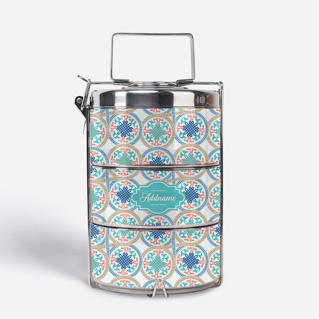 Moroccan Series - Chahid  - Three-Tier Tiffin Carrier
