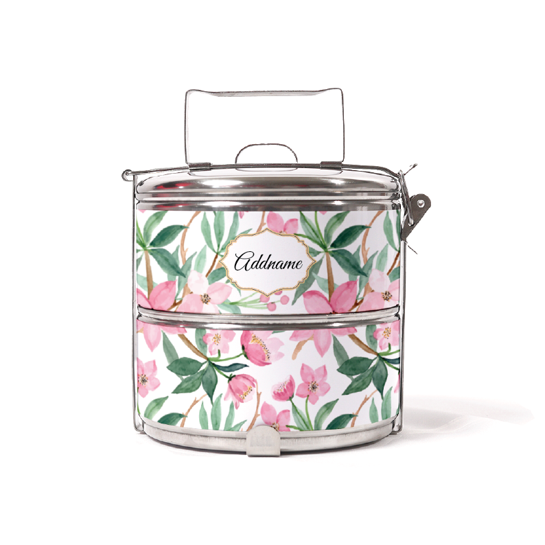Laura Series - Blossom  - Two-Tier Tiffin Carrier