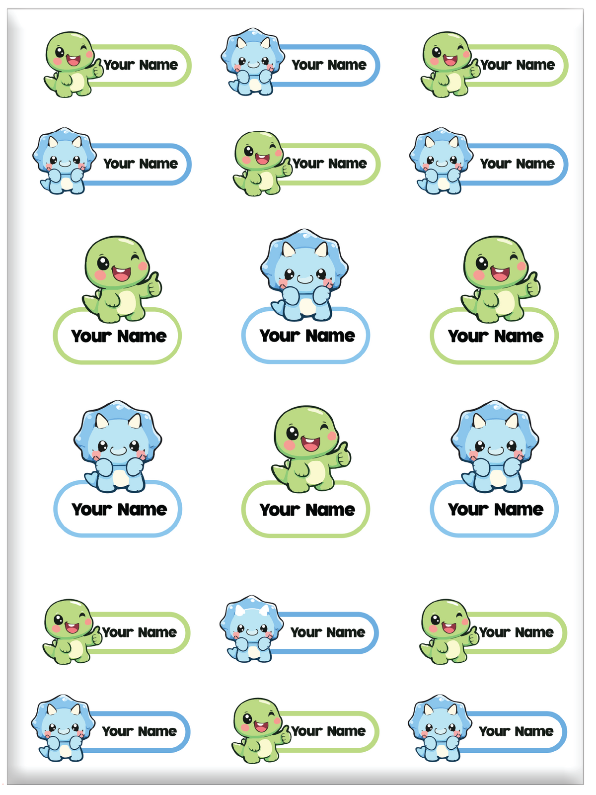 FAMSY KIDS Waterproof Name Label Stickers DTF – Customisable Suitable for clothes Shoes Sock Pants Fabric