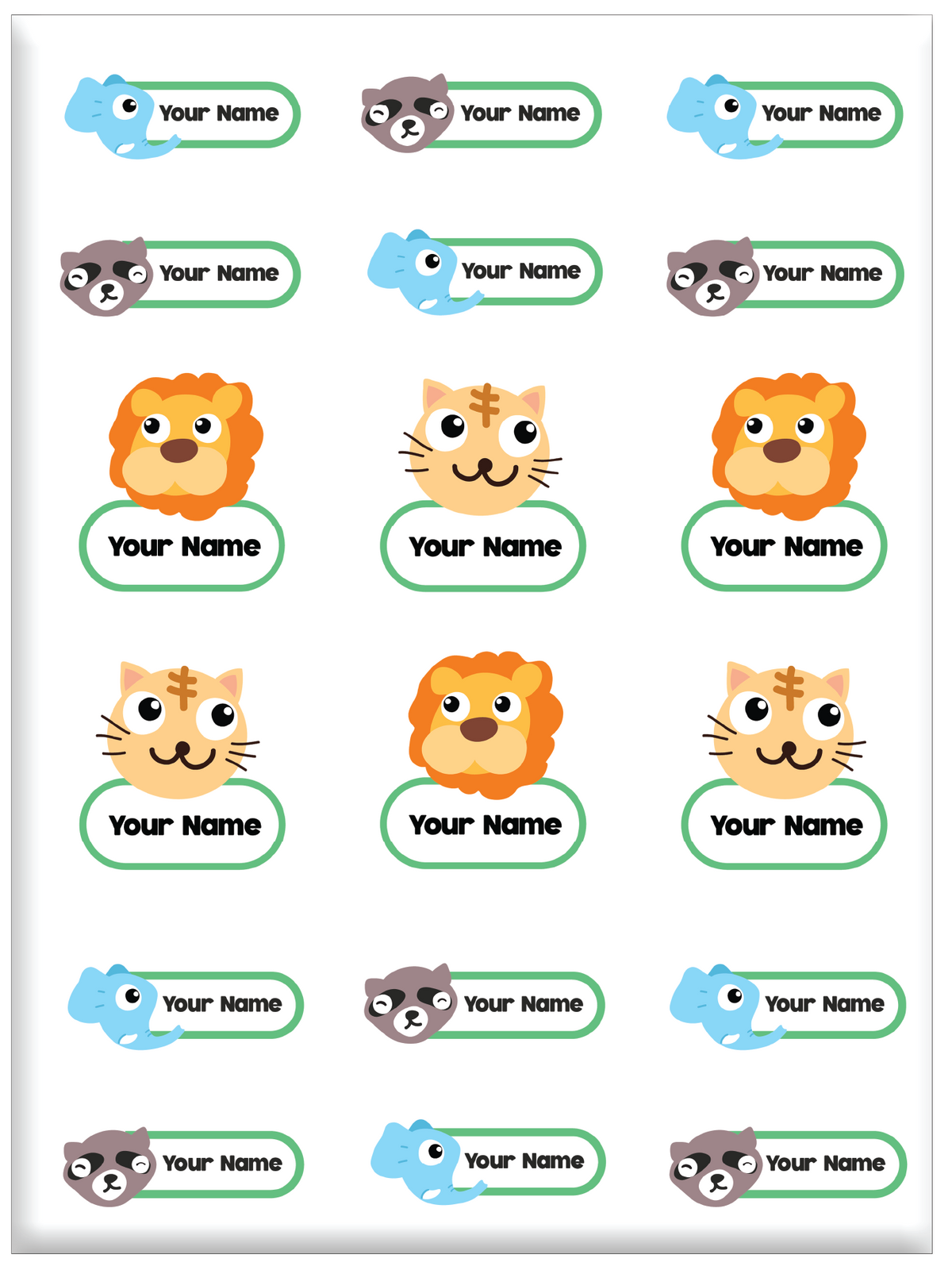 FAMSY KIDS Waterproof Name Label Stickers DTF – Customisable Suitable for clothes Shoes Sock Pants Fabric