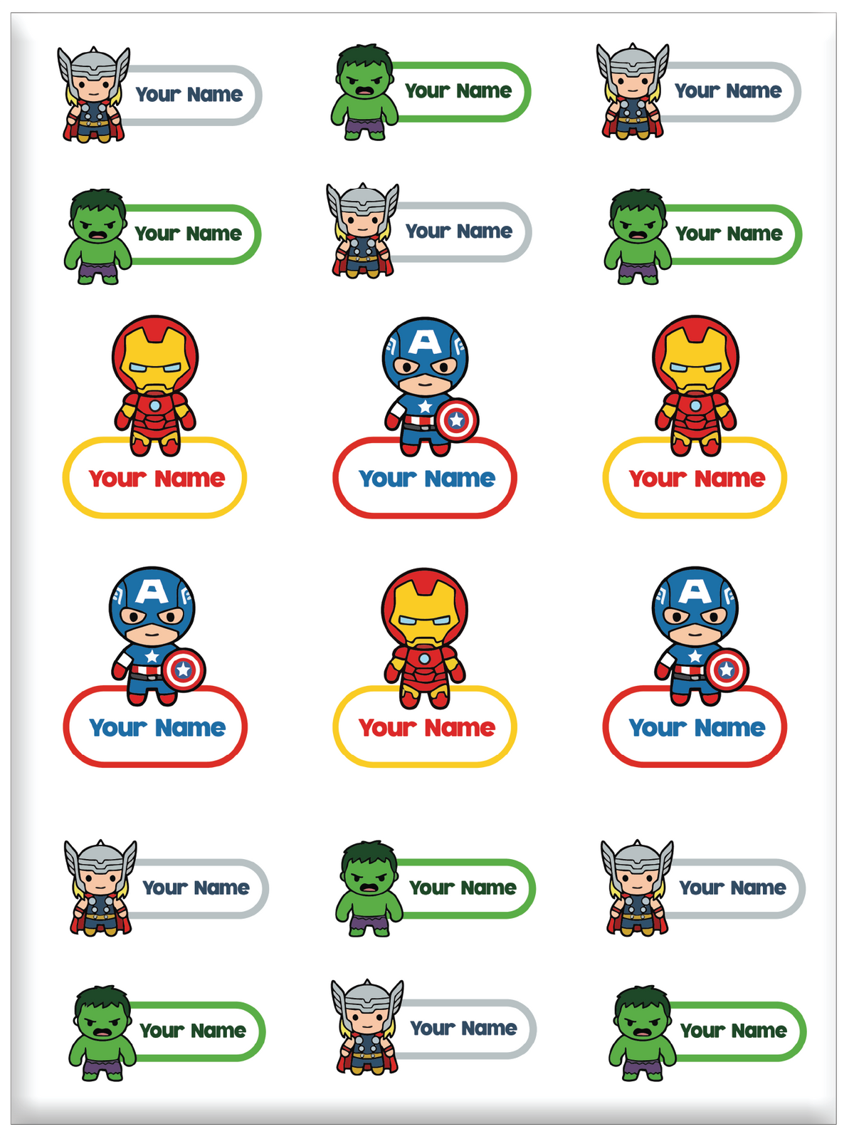 FAMSY KIDS Waterproof Name Label Stickers DTF – Customisable Suitable for clothes Shoes Sock Pants Fabric