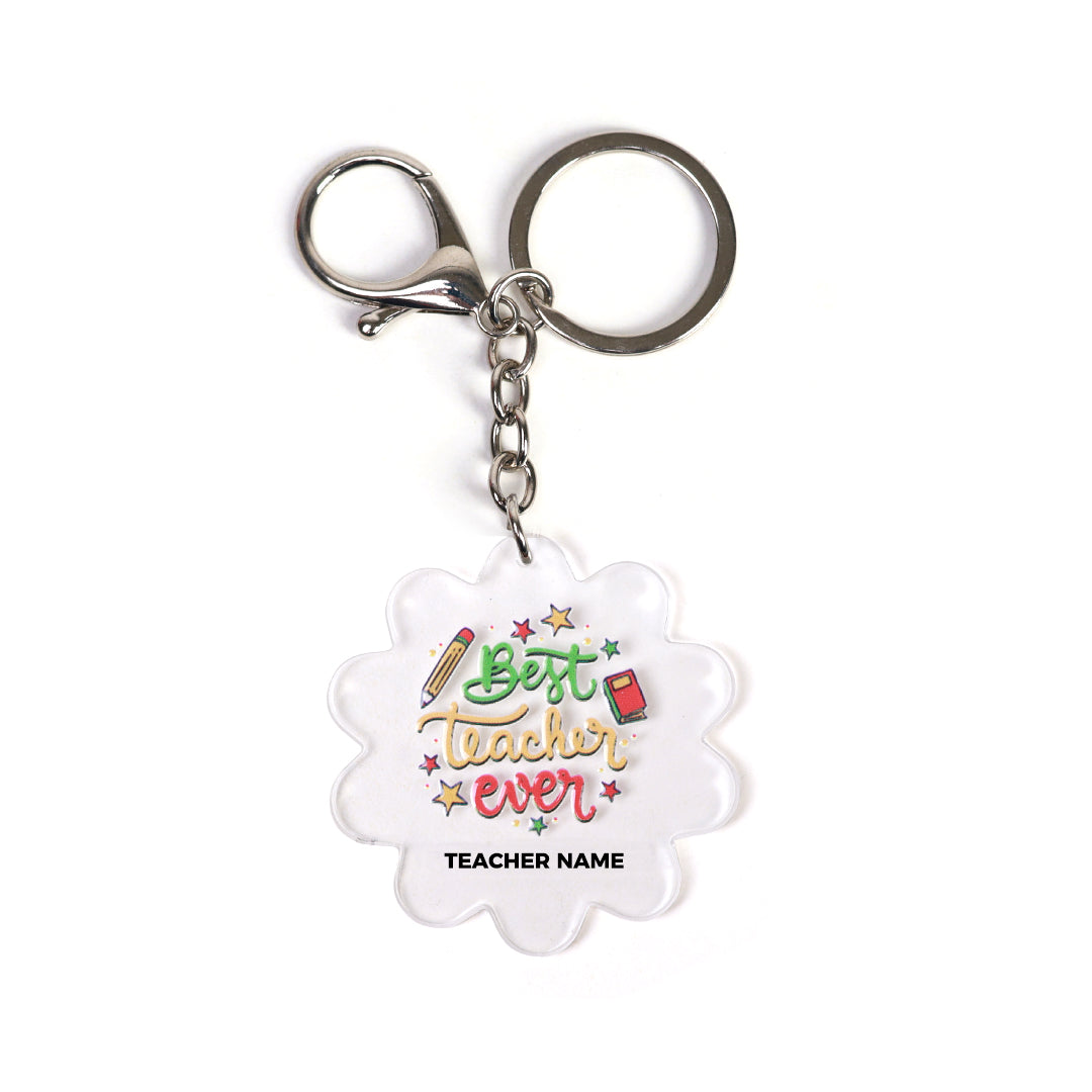 Best Teacher Ever - Acrylic Keychain