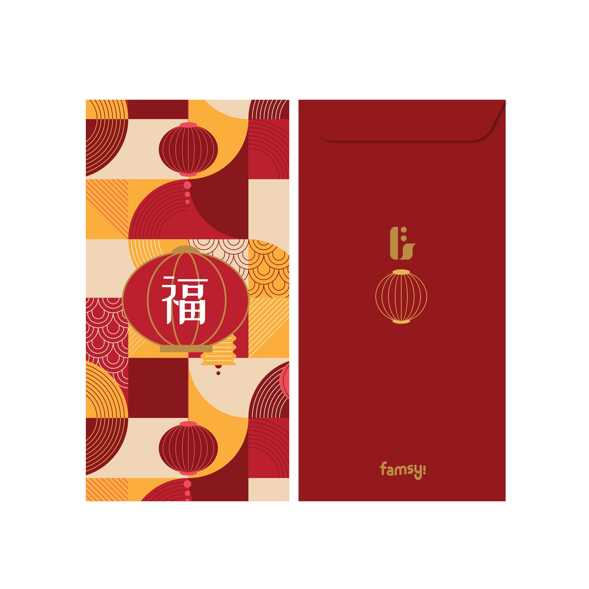 Lunar Blessing - Ang Pao (5 pcs) - (Add Name)