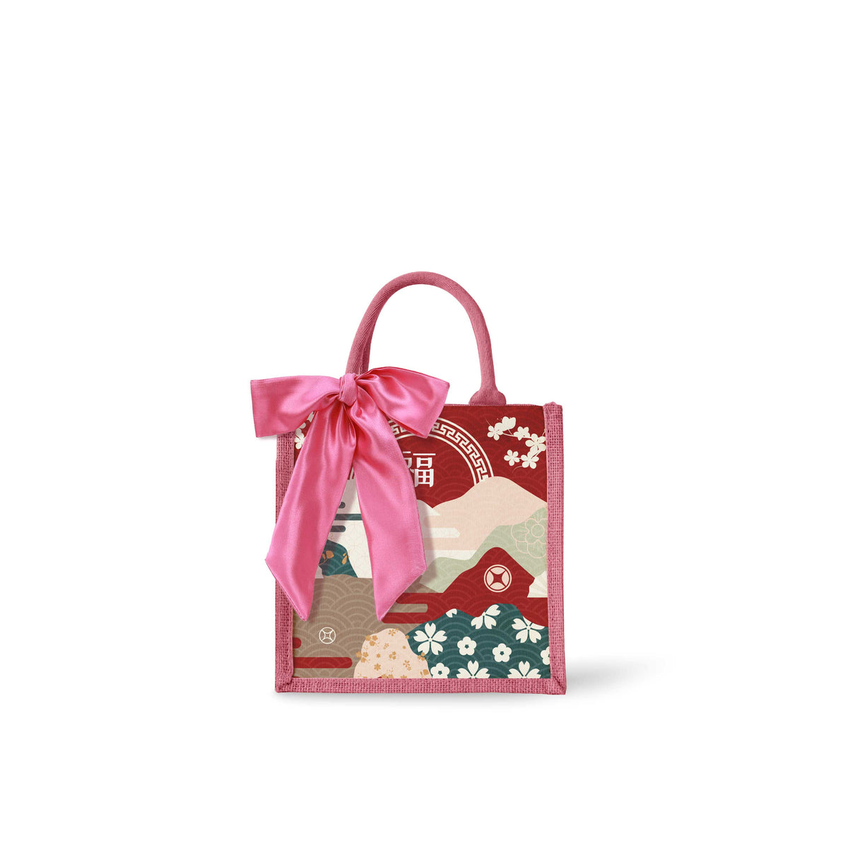 Fortune Garden (Red Design) Tote Bag