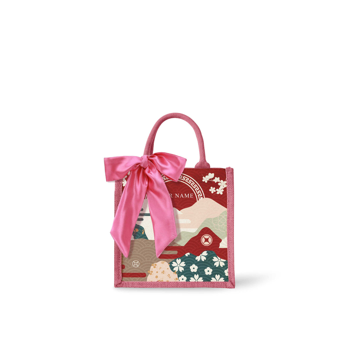 Fortune Garden (Red Design) Tote Bag