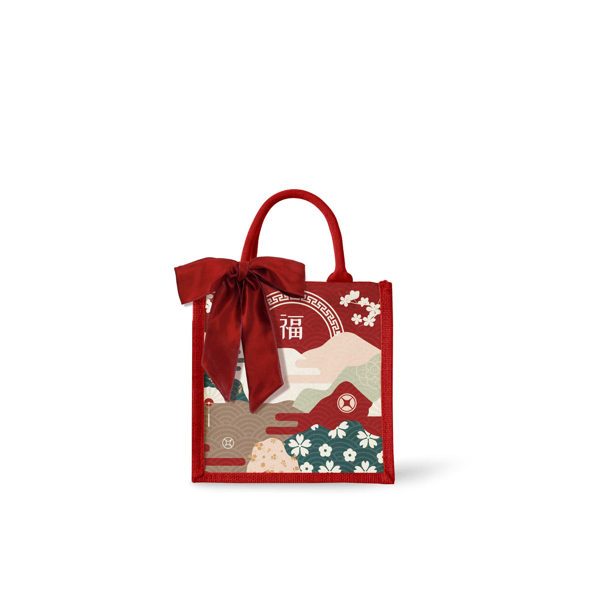 Fortune Garden (Red Design) Tote Bag