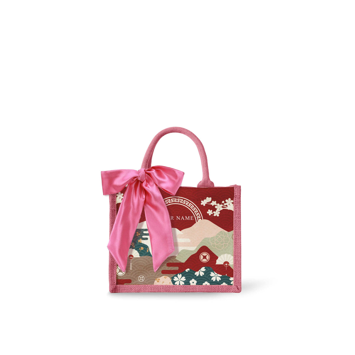 Fortune Garden (Red Design) Tote Bag