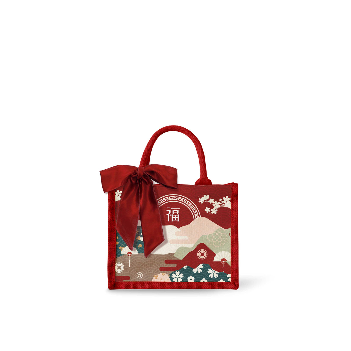 Fortune Garden (Red Design) Tote Bag