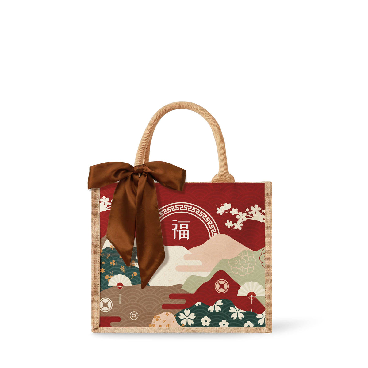 Fortune Garden (Red Design) Tote Bag