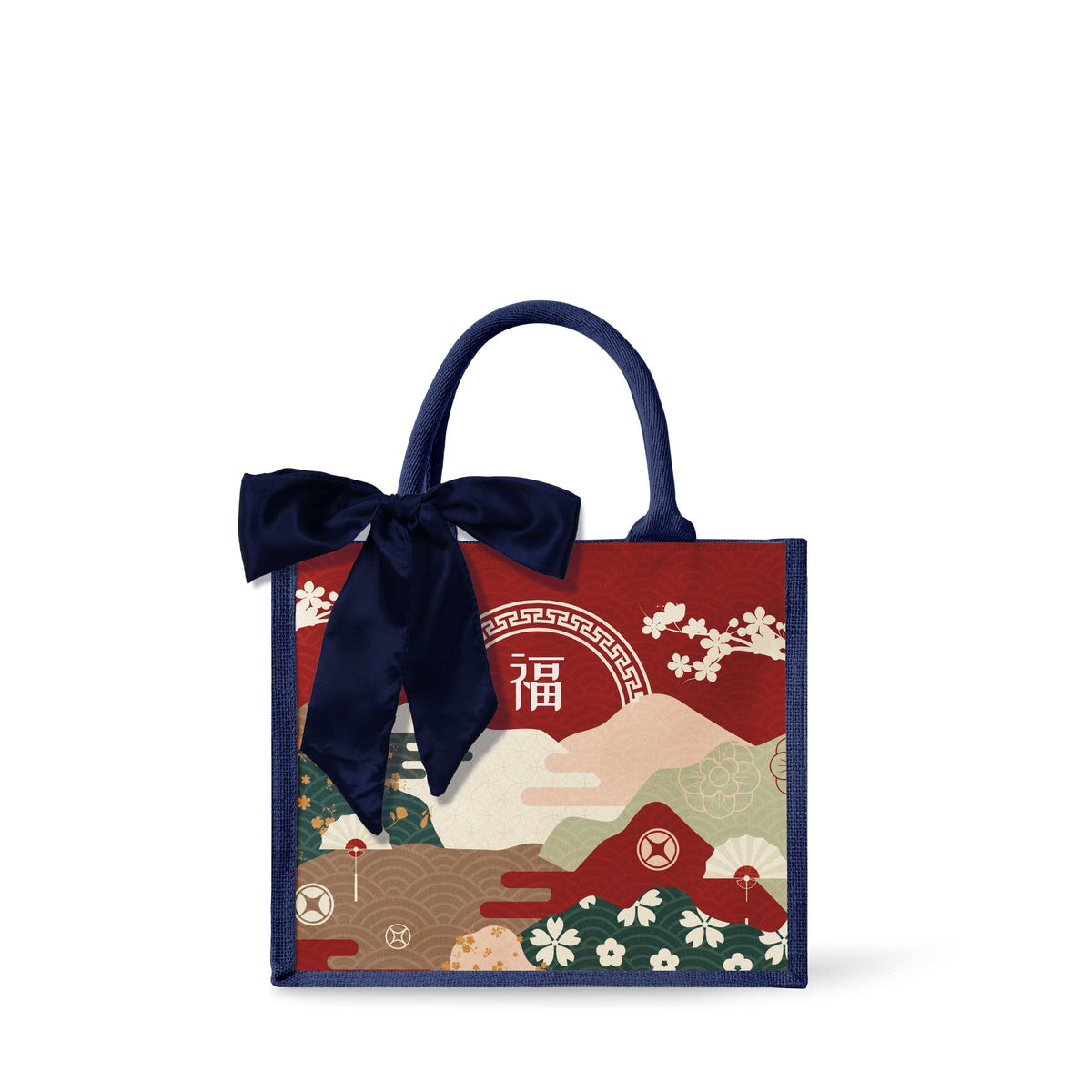Fortune Garden (Red Design) Tote Bag