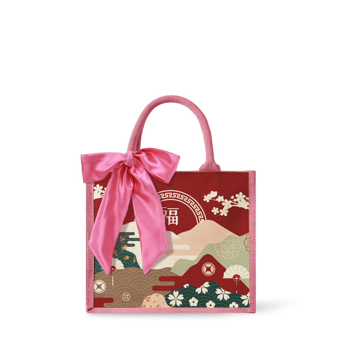 Fortune Garden (Red Design) Tote Bag