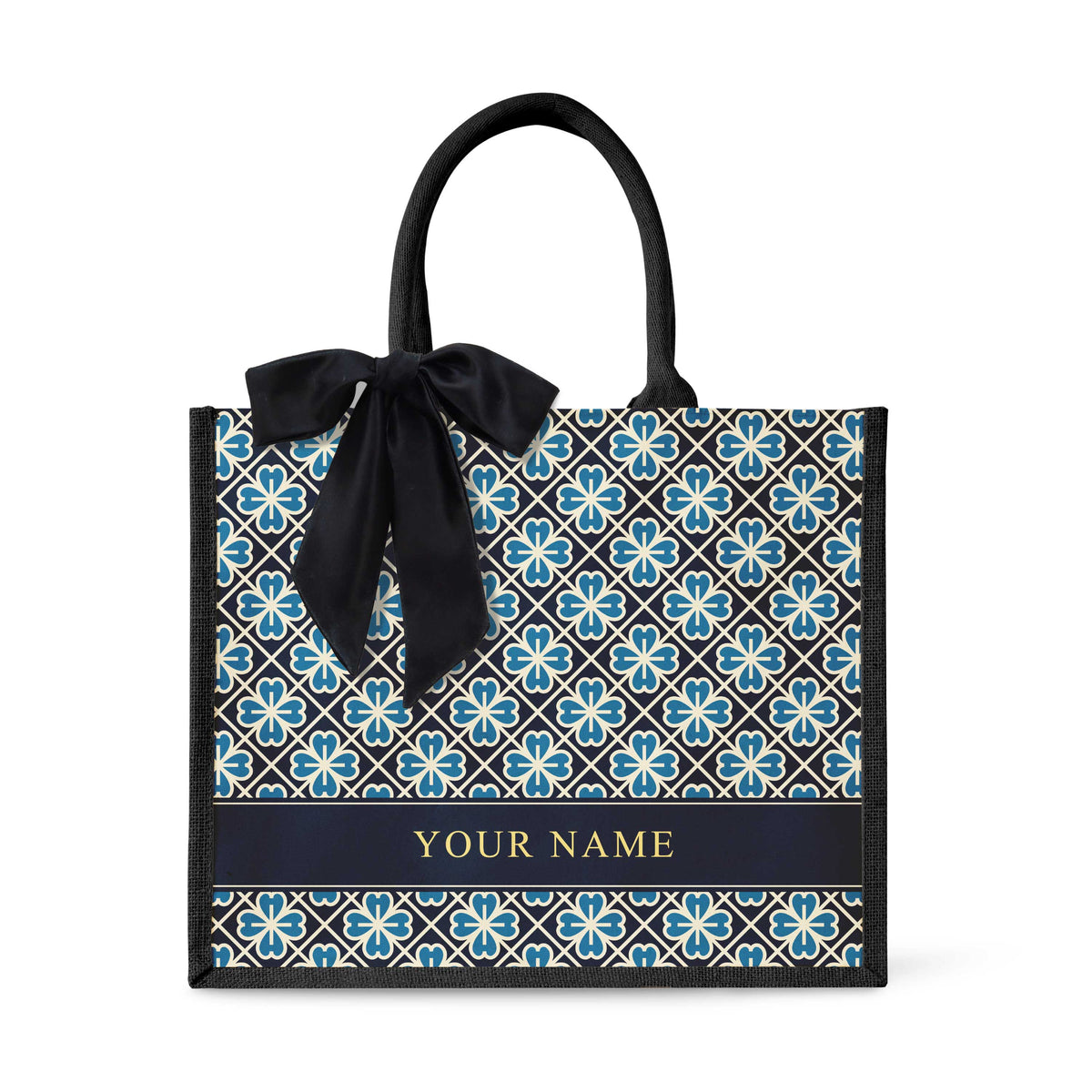 Lucky Jade (Navy Design) Tote Bag