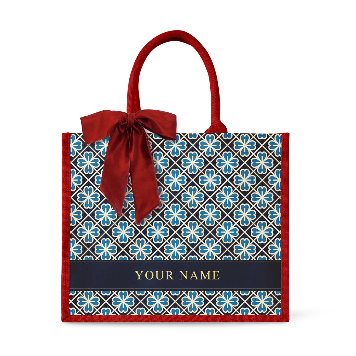 Lucky Jade (Navy Design) Tote Bag
