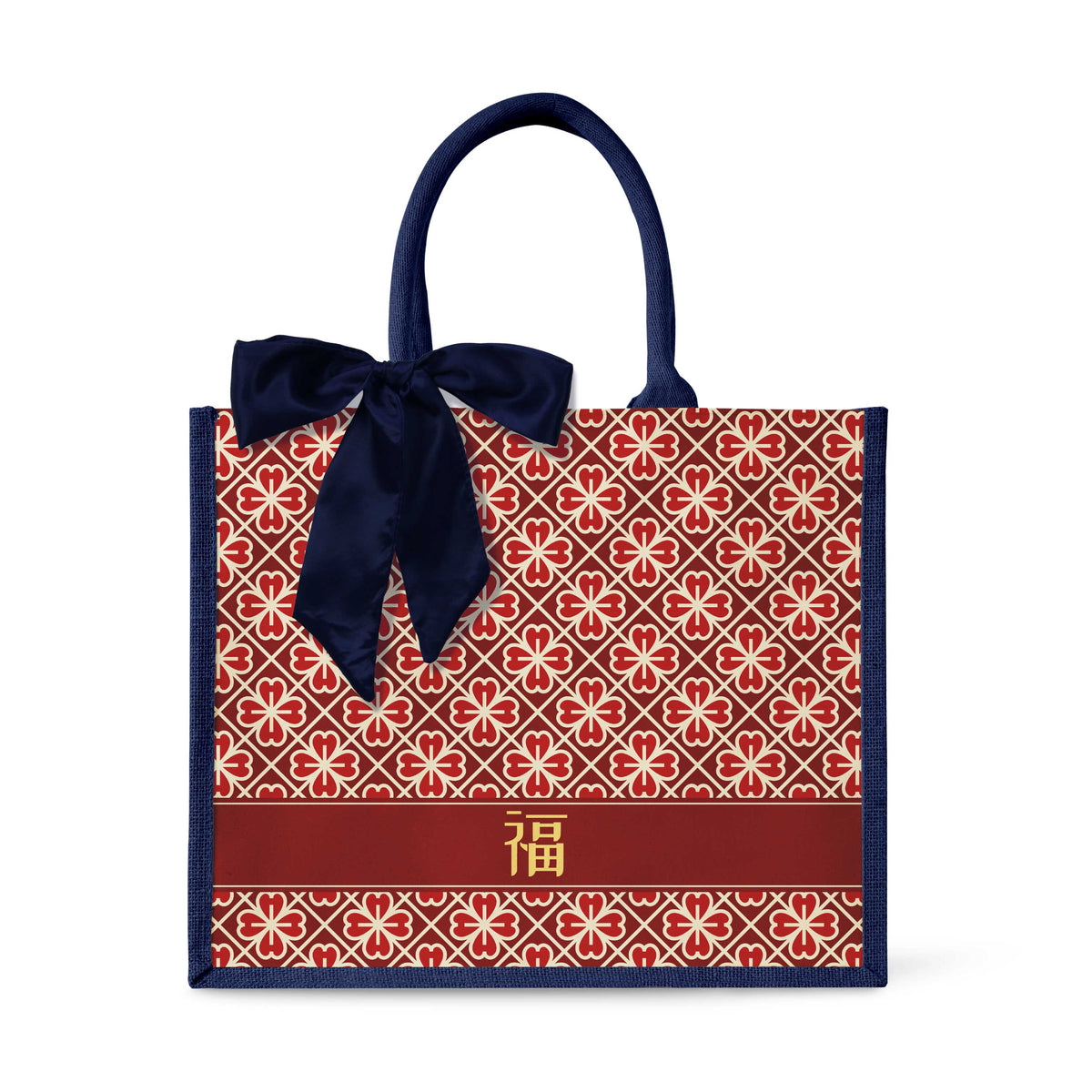 Lucky Jade (Red Design) Tote Bag