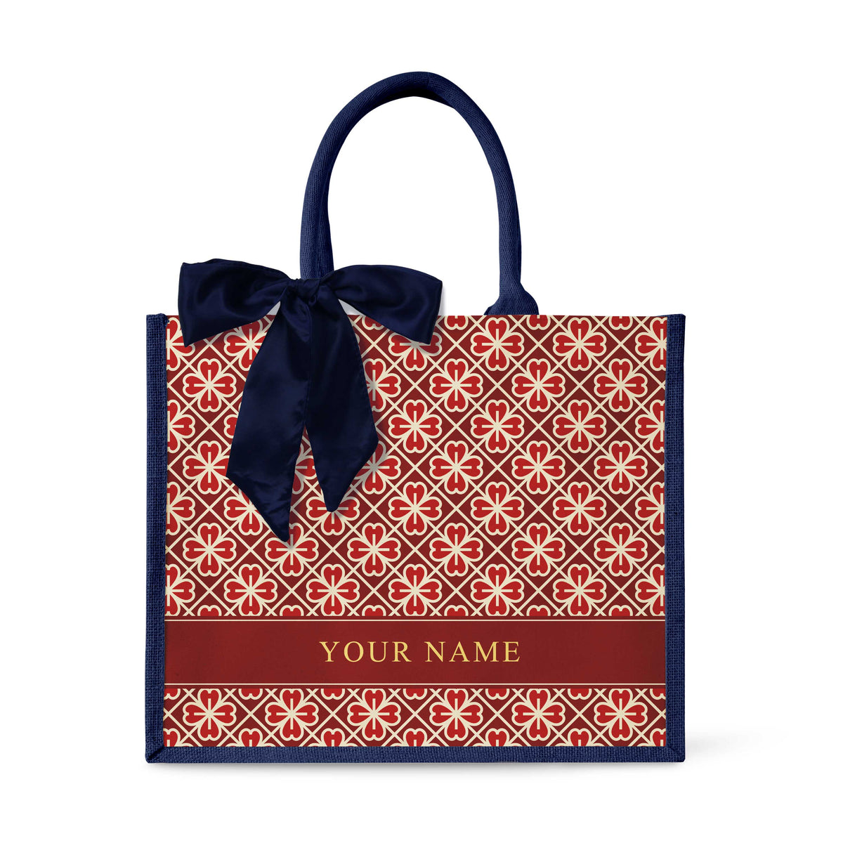 Lucky Jade (Red Design) Tote Bag