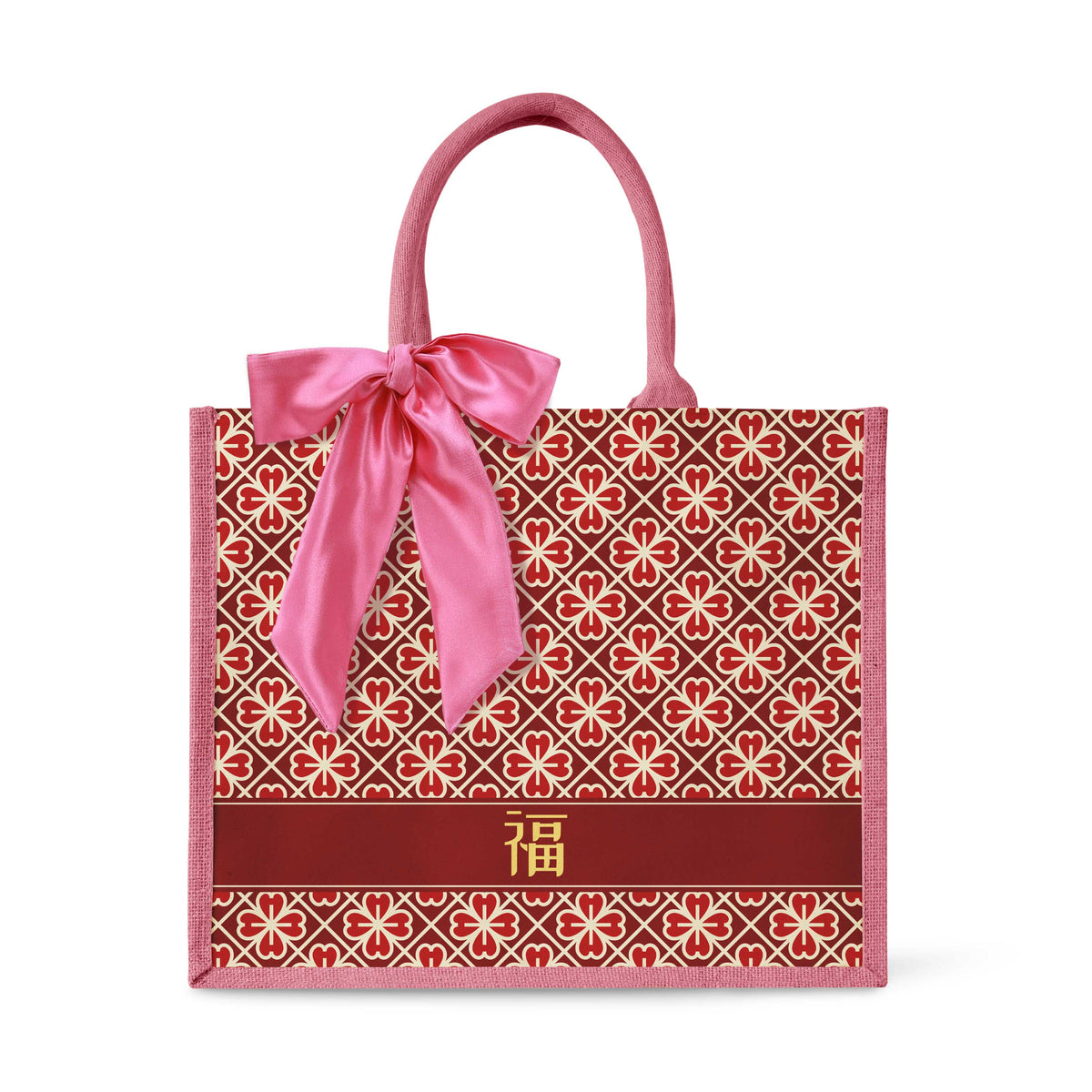 Lucky Jade (Red Design) Tote Bag