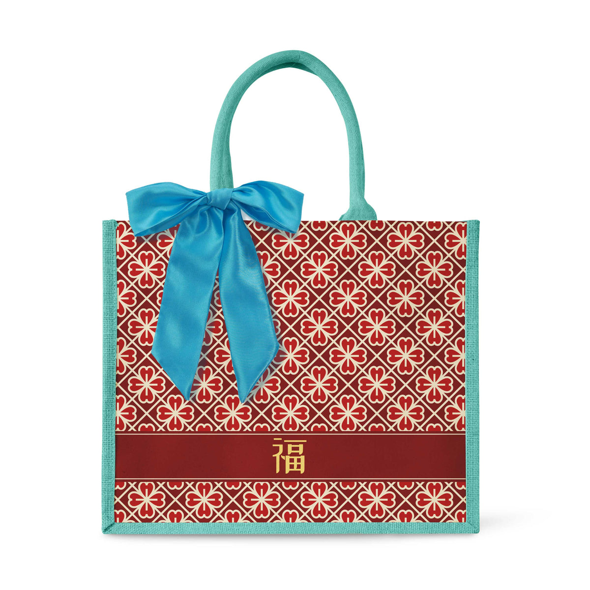 Lucky Jade (Red Design) Tote Bag