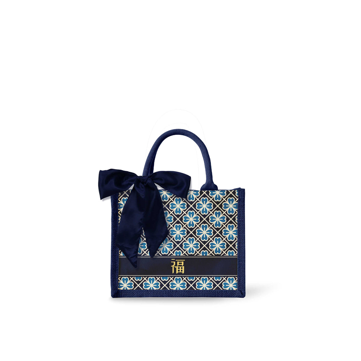 Lucky Jade (Navy Design) Tote Bag