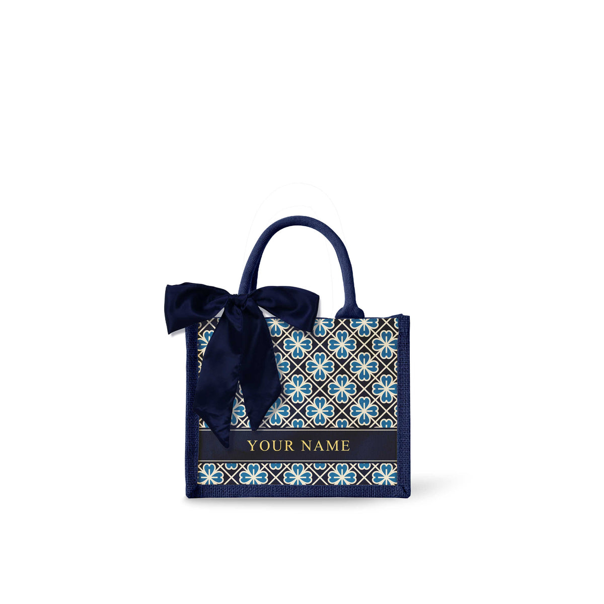 Lucky Jade (Navy Design) Tote Bag