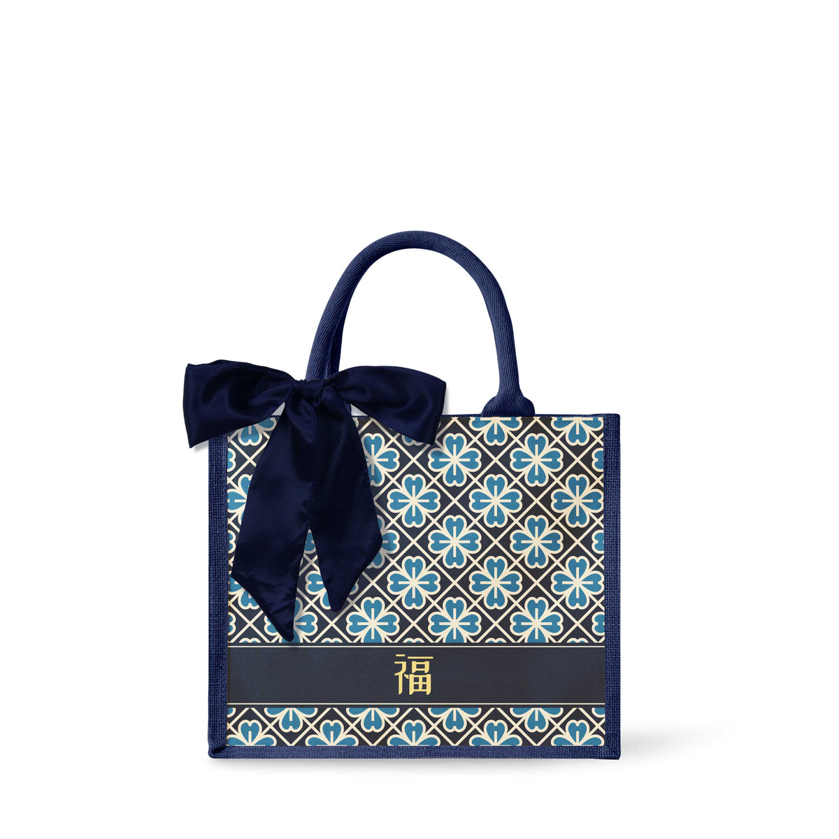 Lucky Jade (Navy Design) Tote Bag