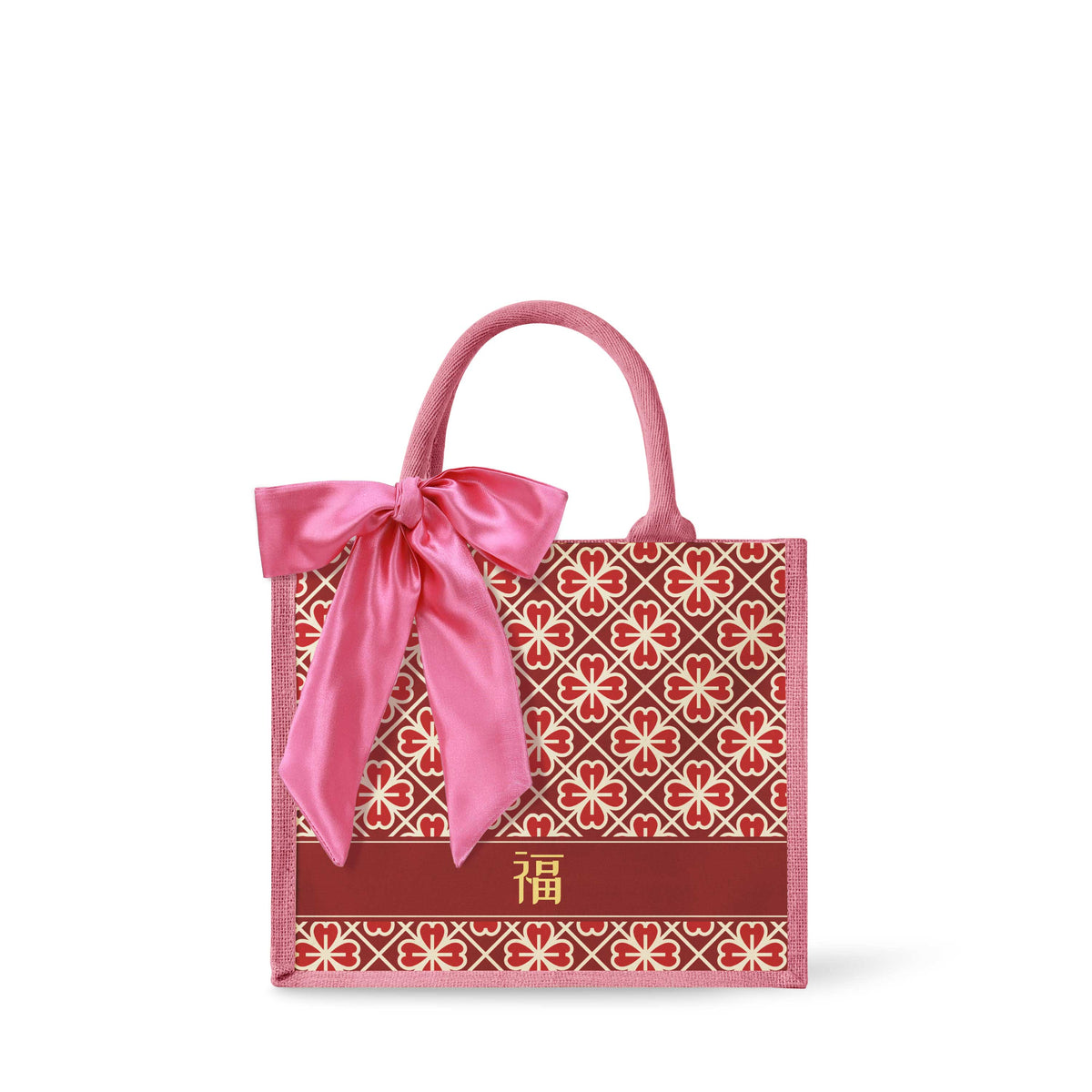 Lucky Jade (Red Design) Tote Bag