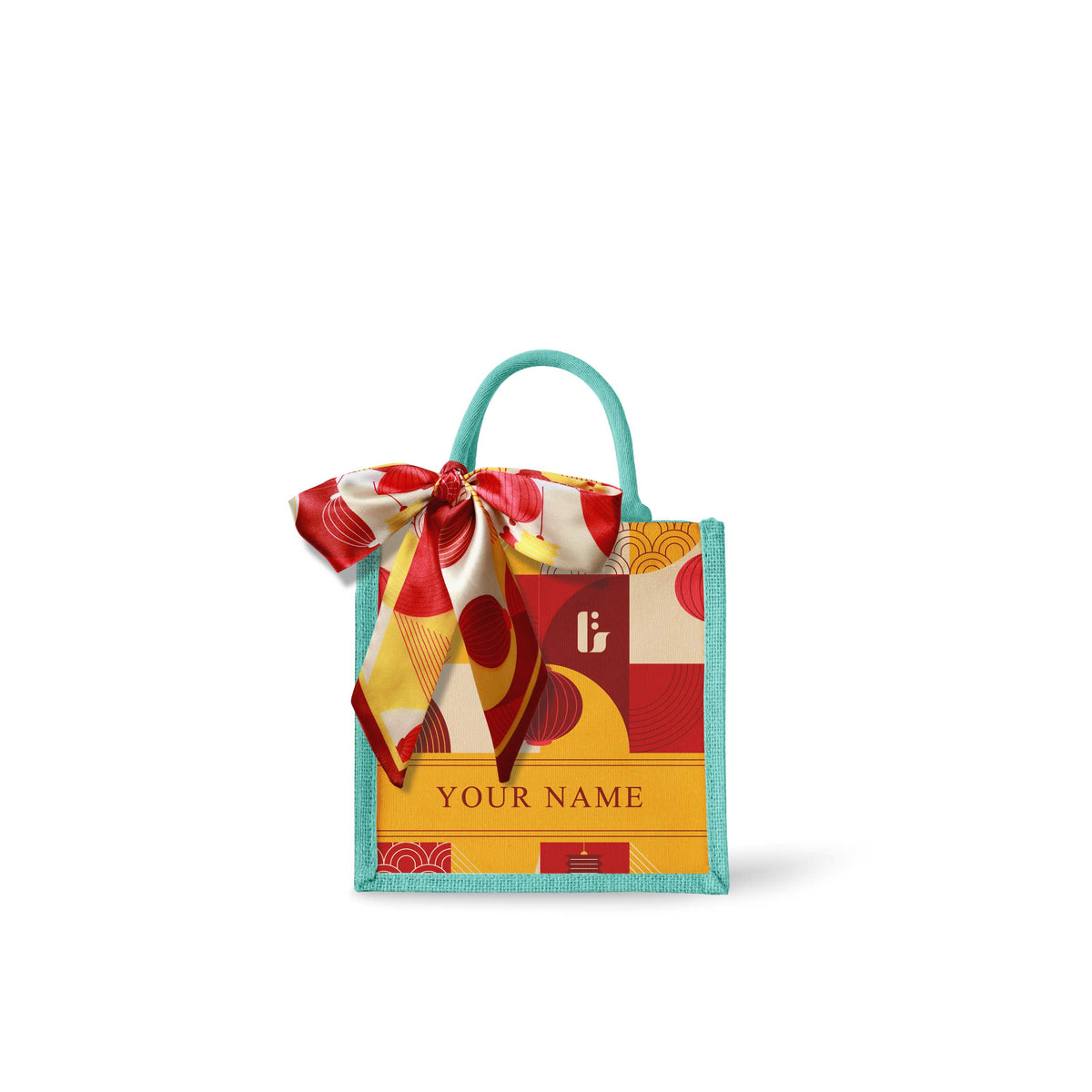 Lunar Blessing (Red Design) Tote Bag