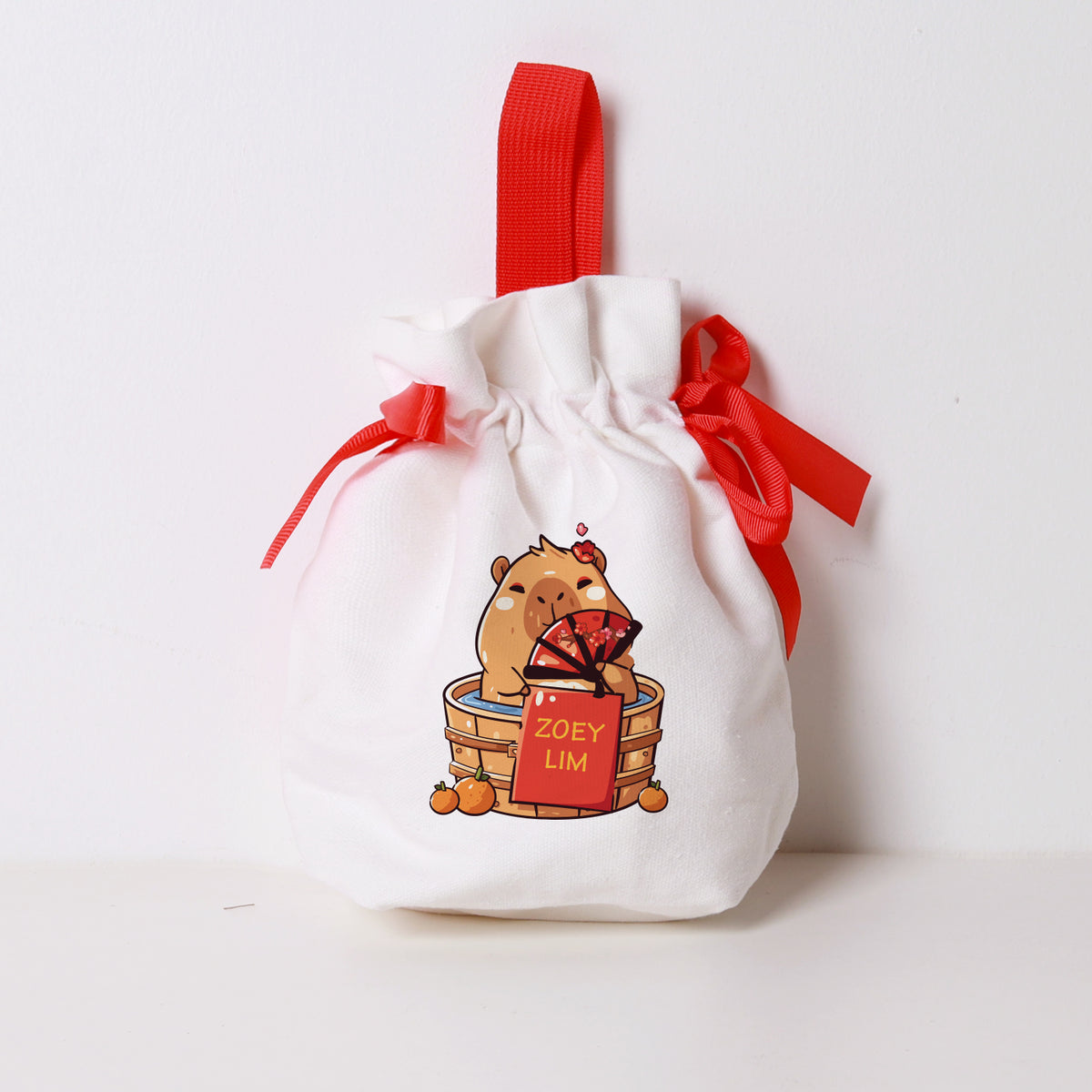 CNY Fur-tune Collection Ribbon Satchel